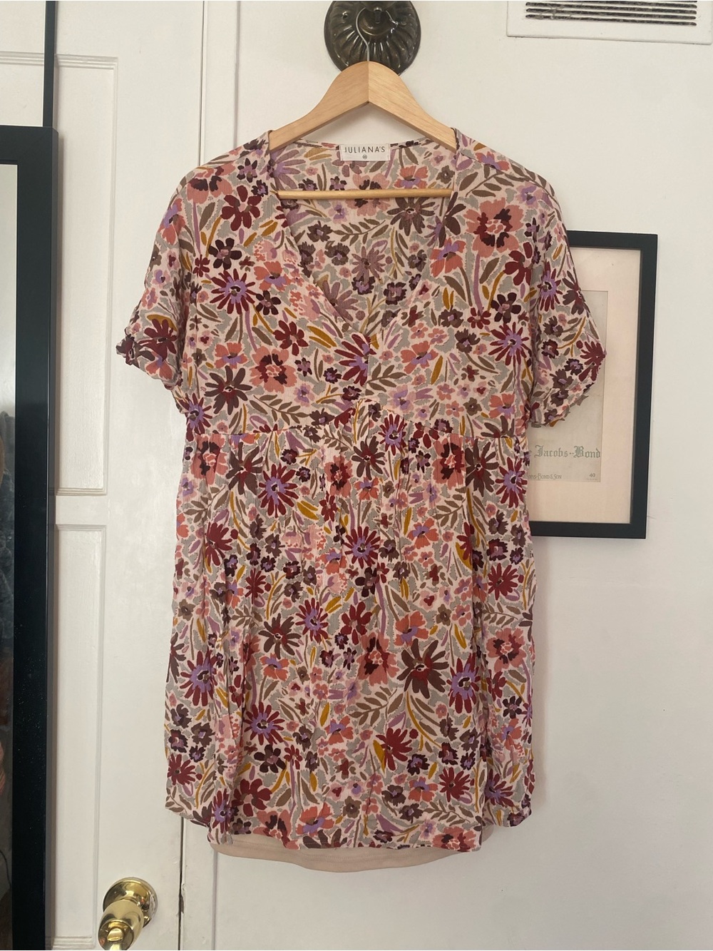 Boutique floral mini dress